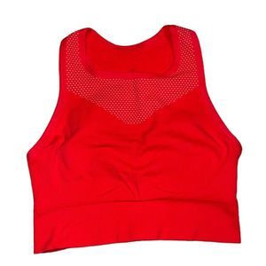 NWOT Zella Sports Bra Red Size Small